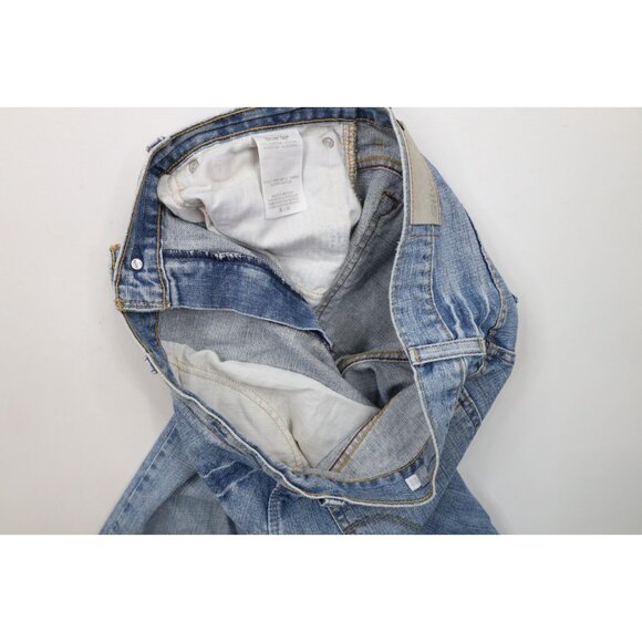 Vintage Y2K Levis Silvertab Mens 36x30 Faded Baggy Fit Wide Leg Denim Jeans Blue - Picture 9 of 15